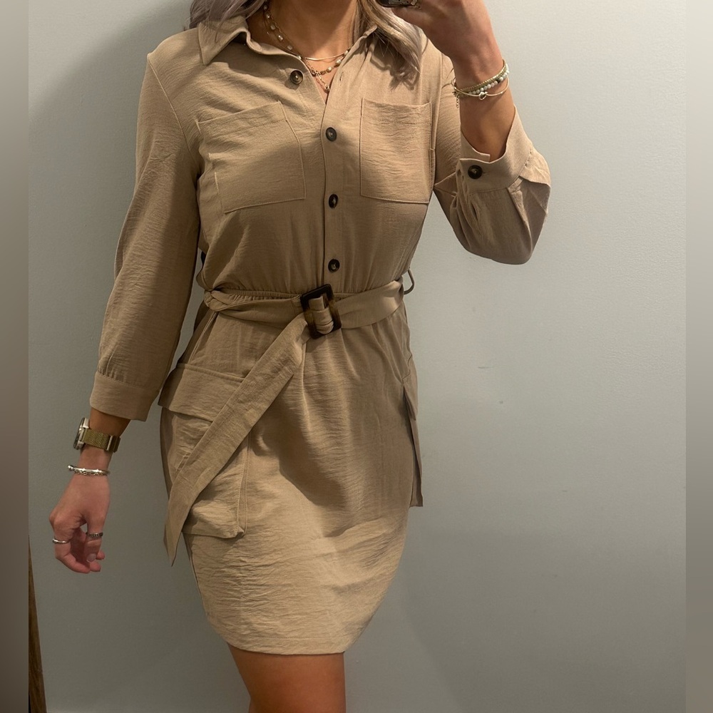 Monteau Light Tan Dress